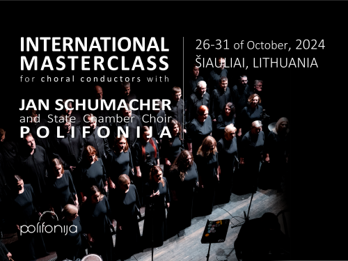 OPEN CALL / International Masterclass for Choral Conductors with Jan Schumacher
