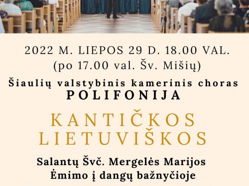 Kantičkos Lietuviškos / SALANTAI