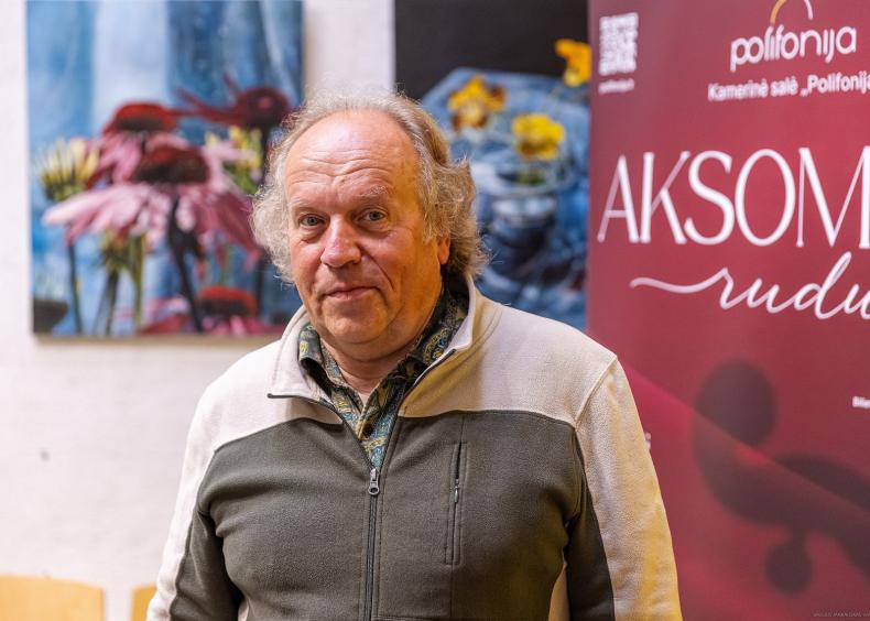 Rimo Nakrašo tapyba – muzika, išreikšta spalvų tonais