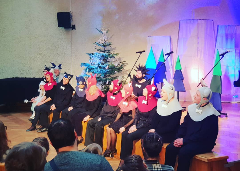 Edukacinis spektaklis – muzikinė pasaka „KAIP EŽIUKAS CHORĄ BŪRĖ"